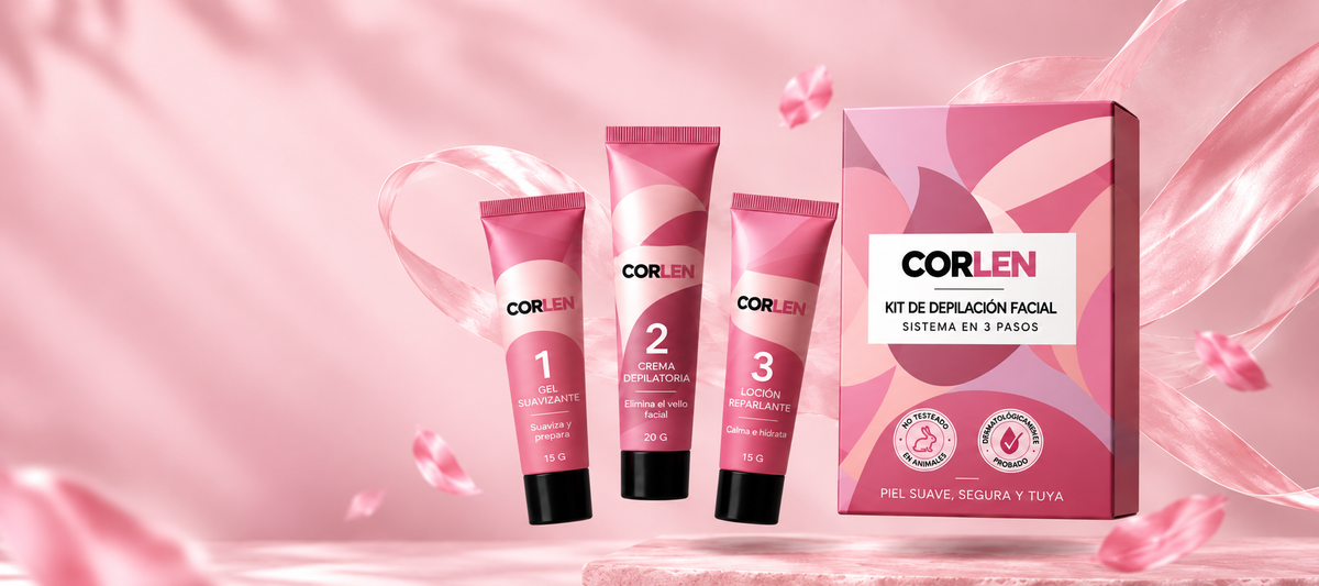 Kit Corlen de depilación facial
